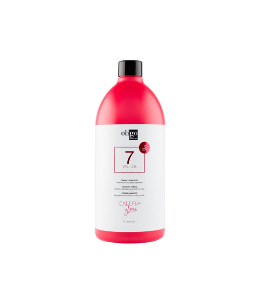 Oligo Calura Gloss 7 volume (2%) Cream Developer 1L