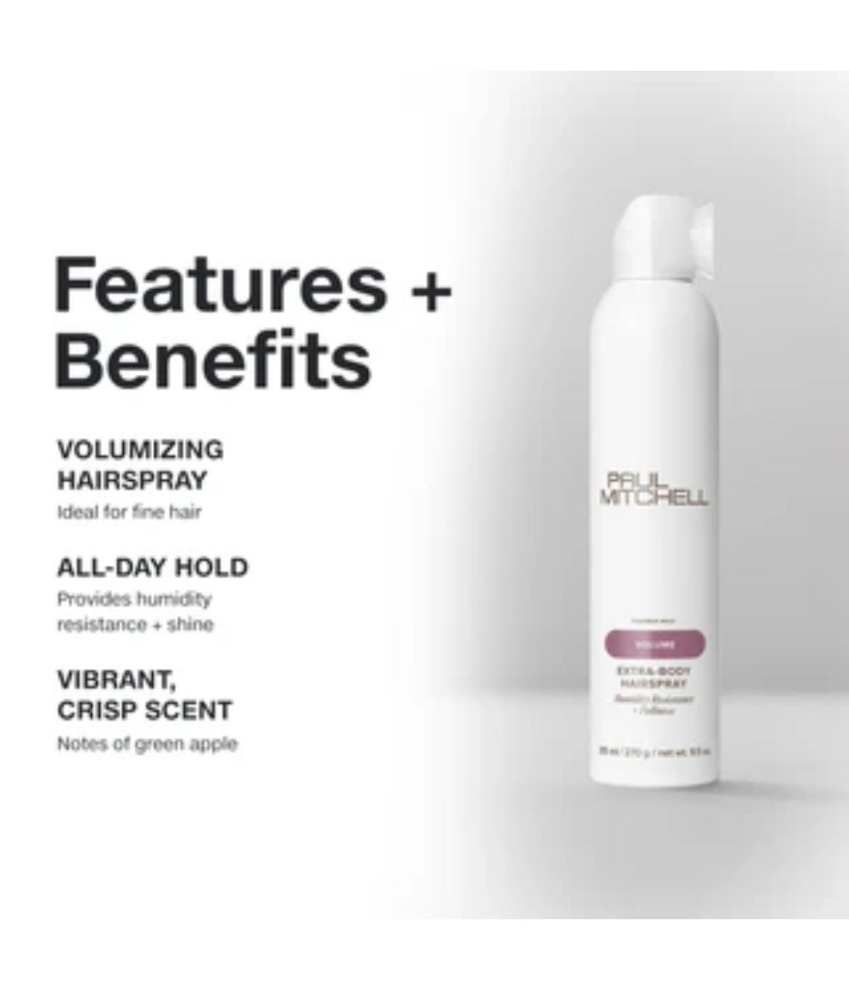 PM Extra-Body Hairspray 315ml (Restaged)