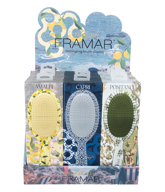 Fram 9pc Detangle Display - Limoncello MJ25