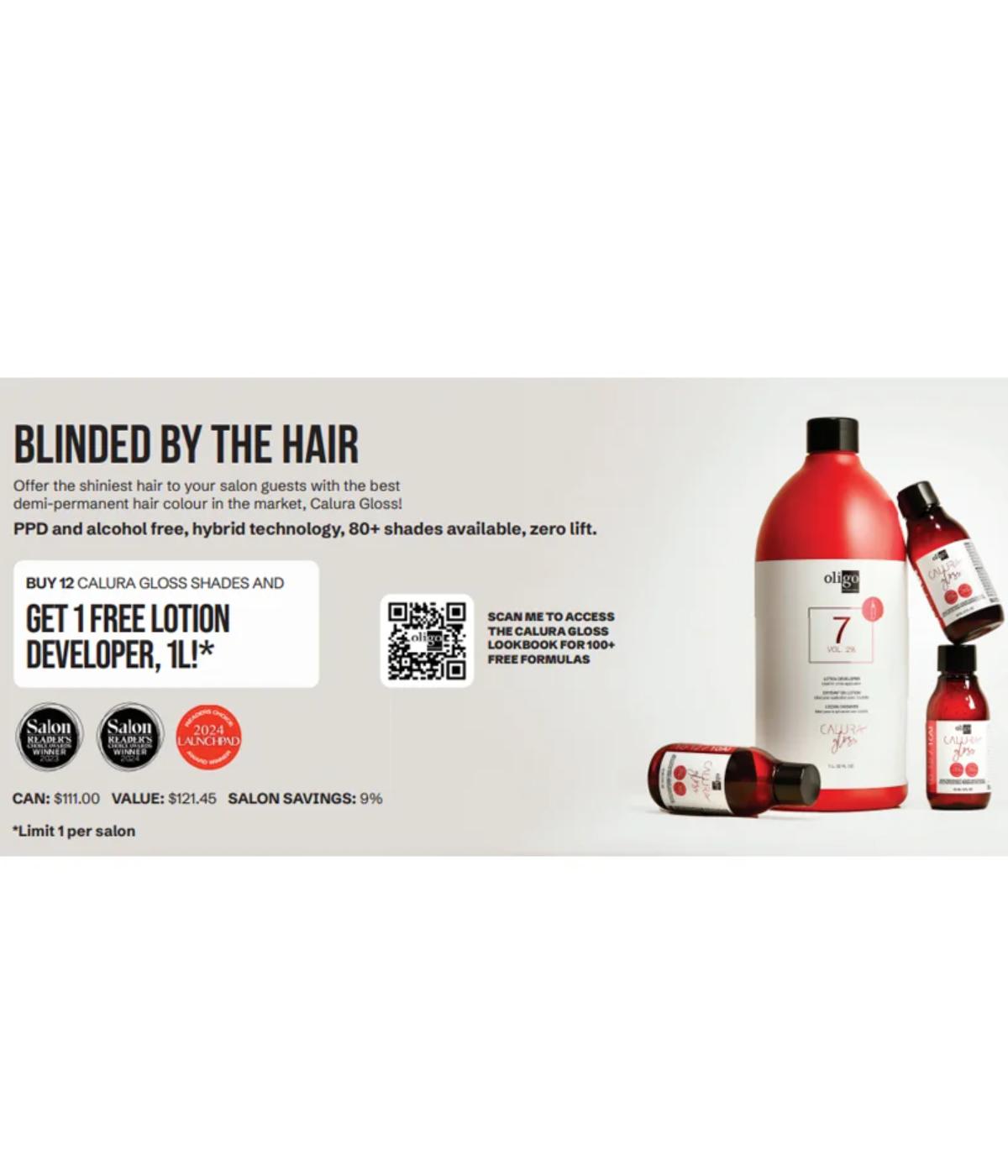 Oligo Calura Gloos Buy 12 Get Free Lotion Developer JF25