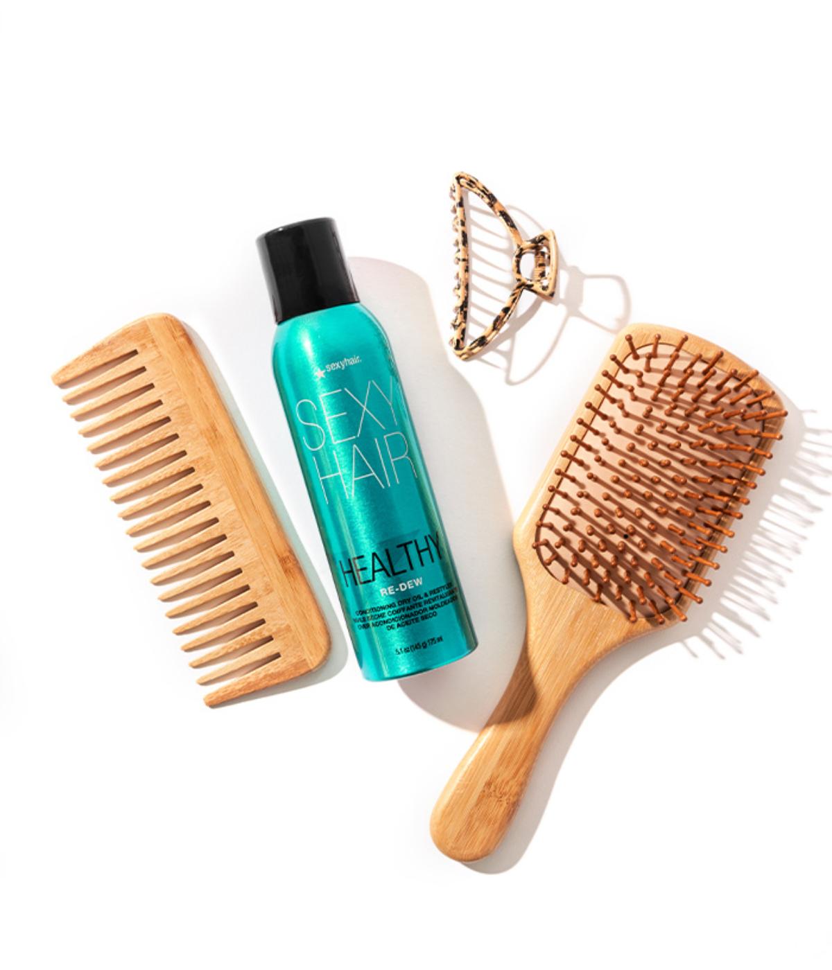 SexyHair Healthy Re-Dew Conditioning Dry Oil & Restyler 5.1oz