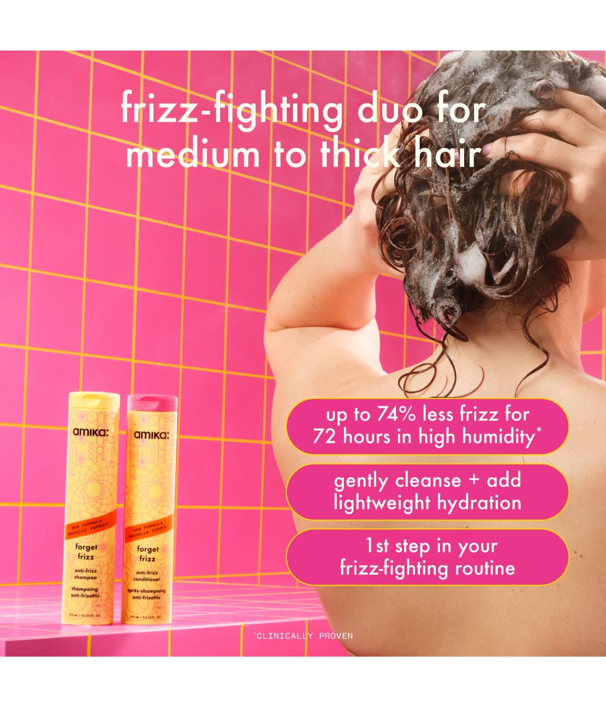 Amika Forget Frizz Shampoo 275ml