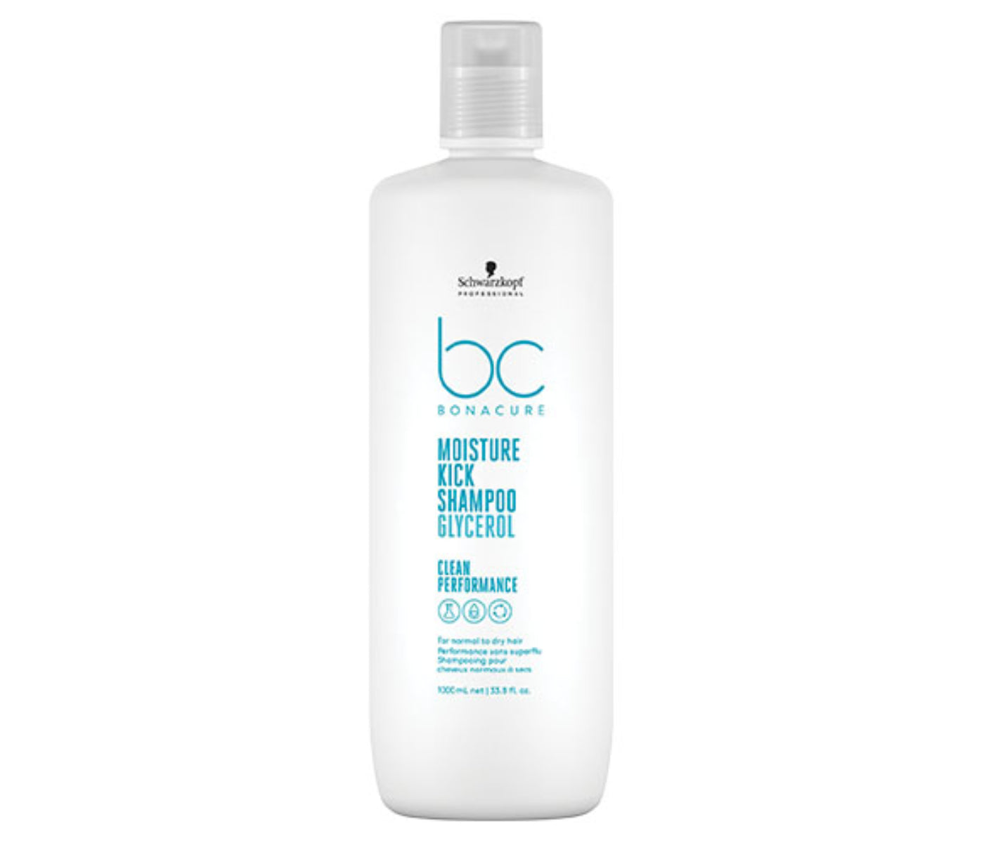 Schwarzkopf BC Bonacure Hyaluronic Moisture Kick Shampoo, 1L