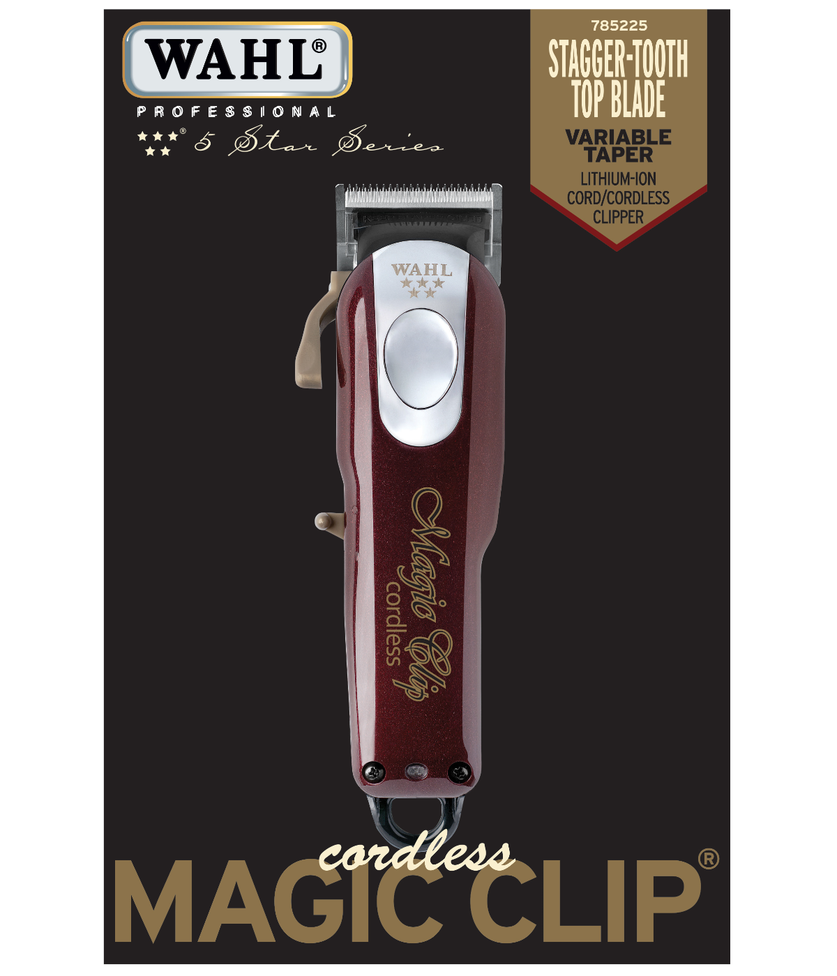 wahl pro 5 star cordless magic packaging