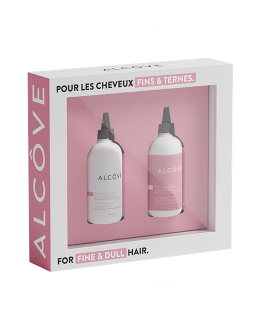 Alcove Volumizing Shampoo and Conditioner Retail Duo