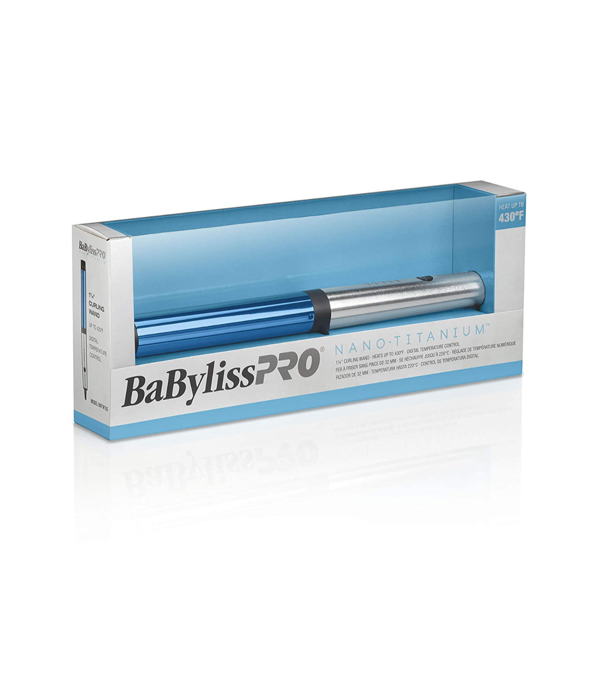 DannyCo BaBylissPRO Nano-Titanium Curling Wand, 1"