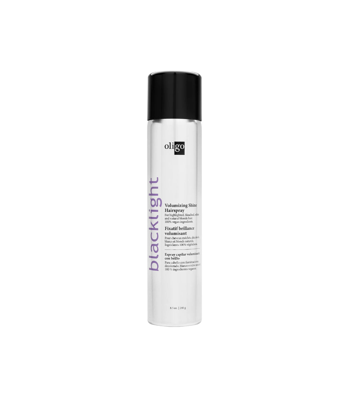 Oligo Blacklight Volumizing Shine Hairspray, 240g