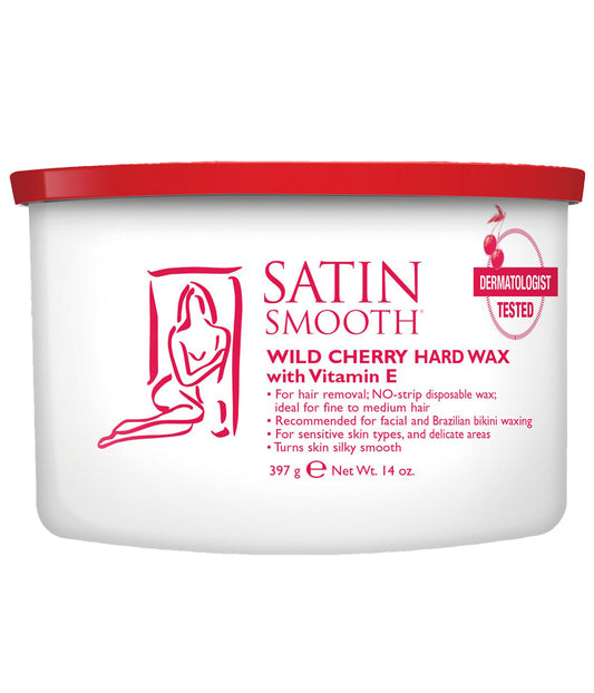 Dannyco Satin Smooth Wild Cherry Hard Wax 14oz (814131)