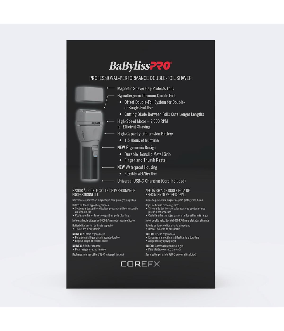 DA Core FX Double Foil Shaver