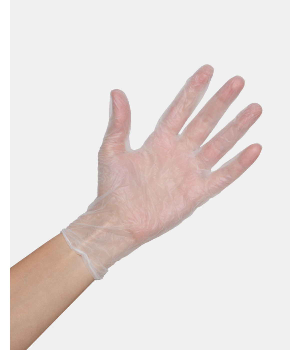 Framar Crystal Clear Vinyl Gloves Large 100/Box