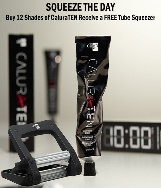 Oligo CaluraTEN Buy 12 Shades Receive a Free Tube Squeezer