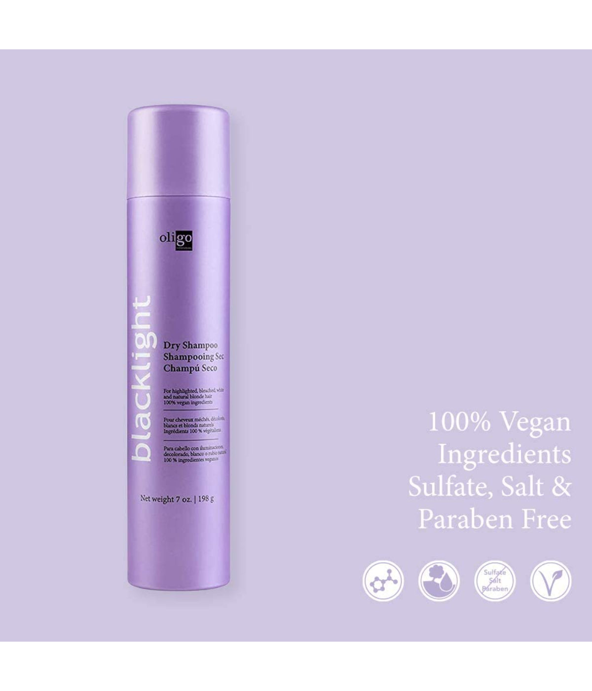 Oligo Blacklight Dry Shampoo for Blondes 198g