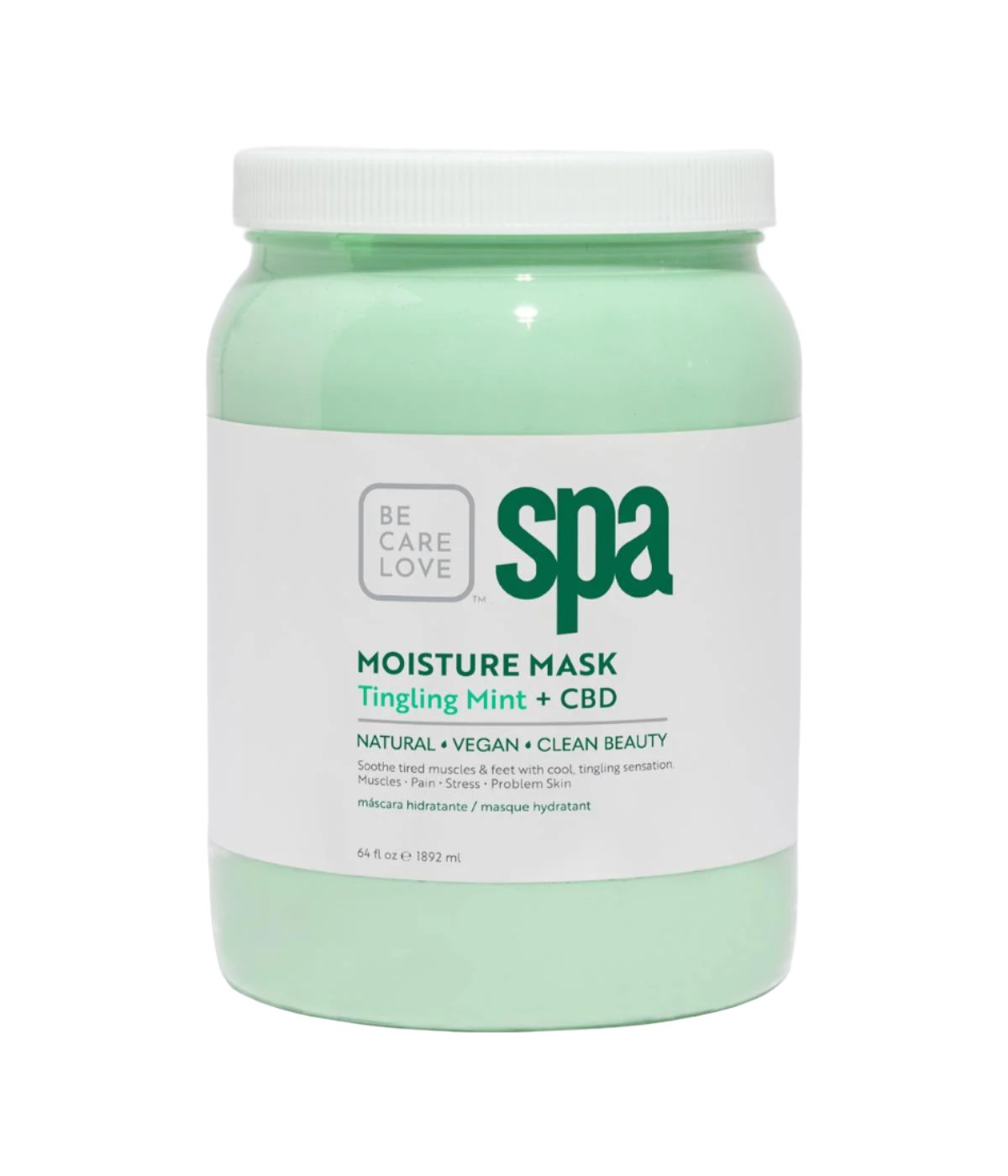 DA BCL Spa Moisture Mask Tingling Mint + CBD (64oz)