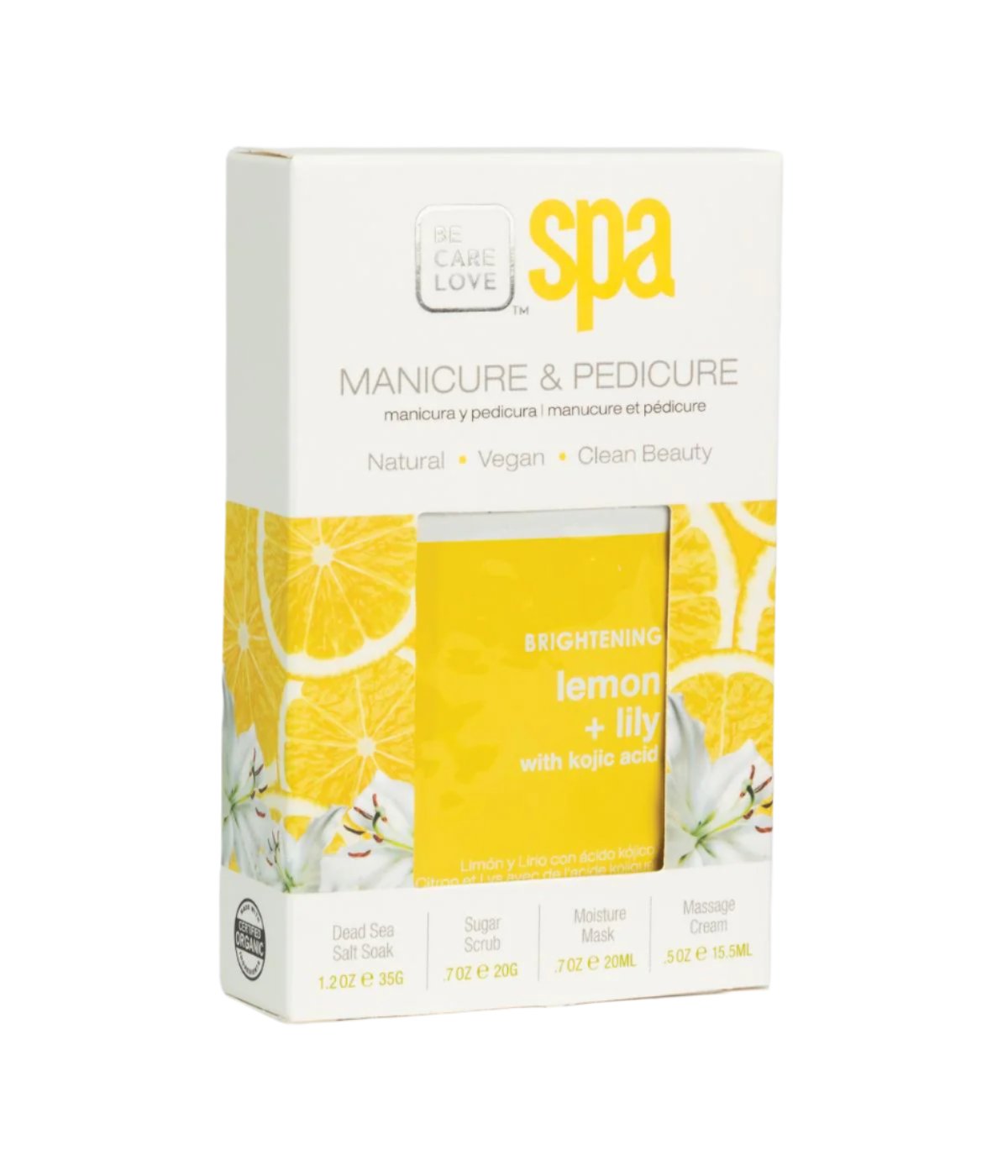 DA Spa Single Use Packet Box - Lemon & Lily