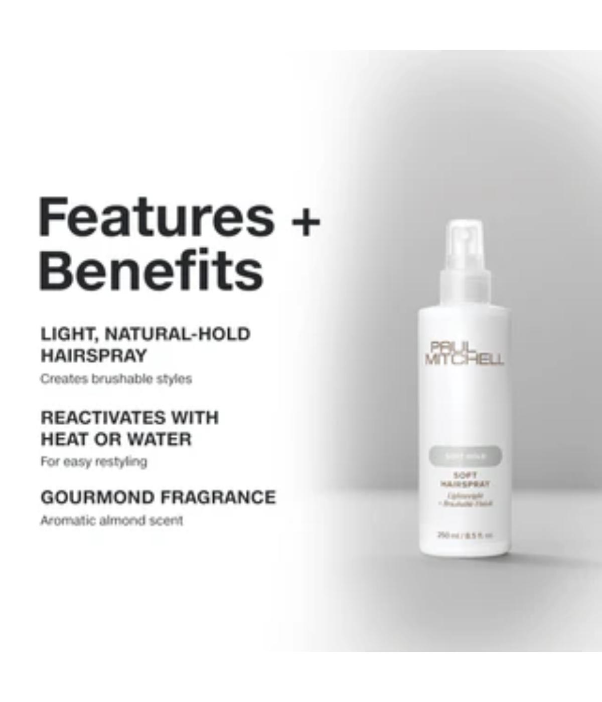 PM Soft Hairspray 250ml (Restaged)