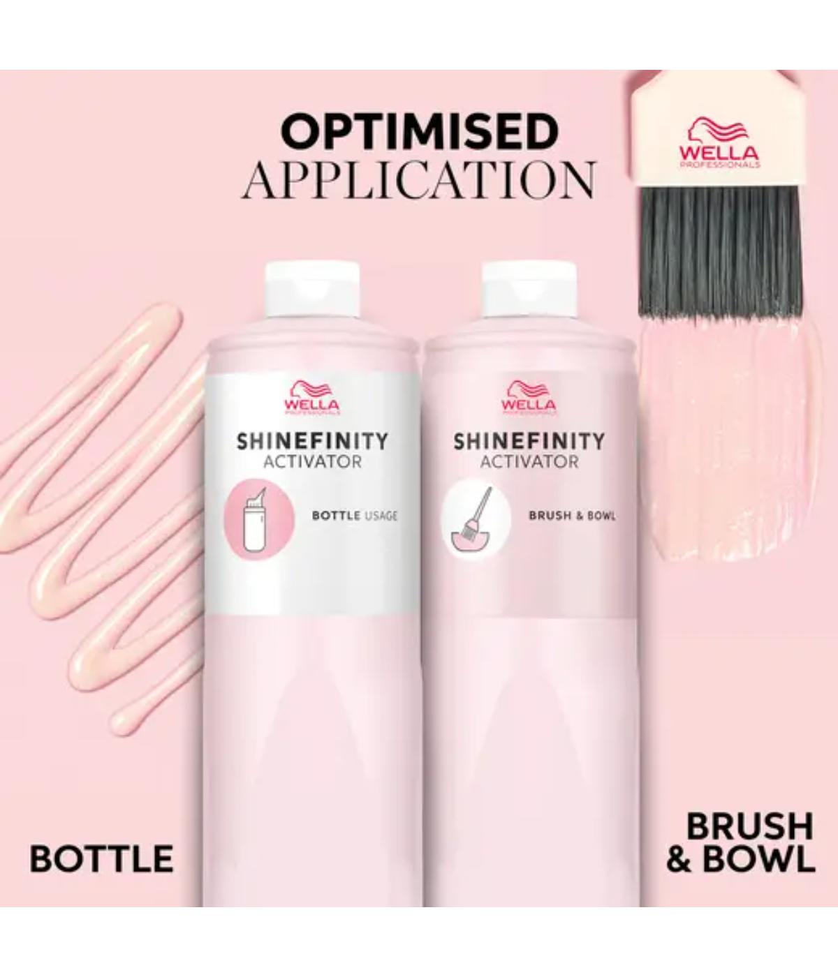 Wella Shinefinity Activator 7vol 2%  Gallon - Brush