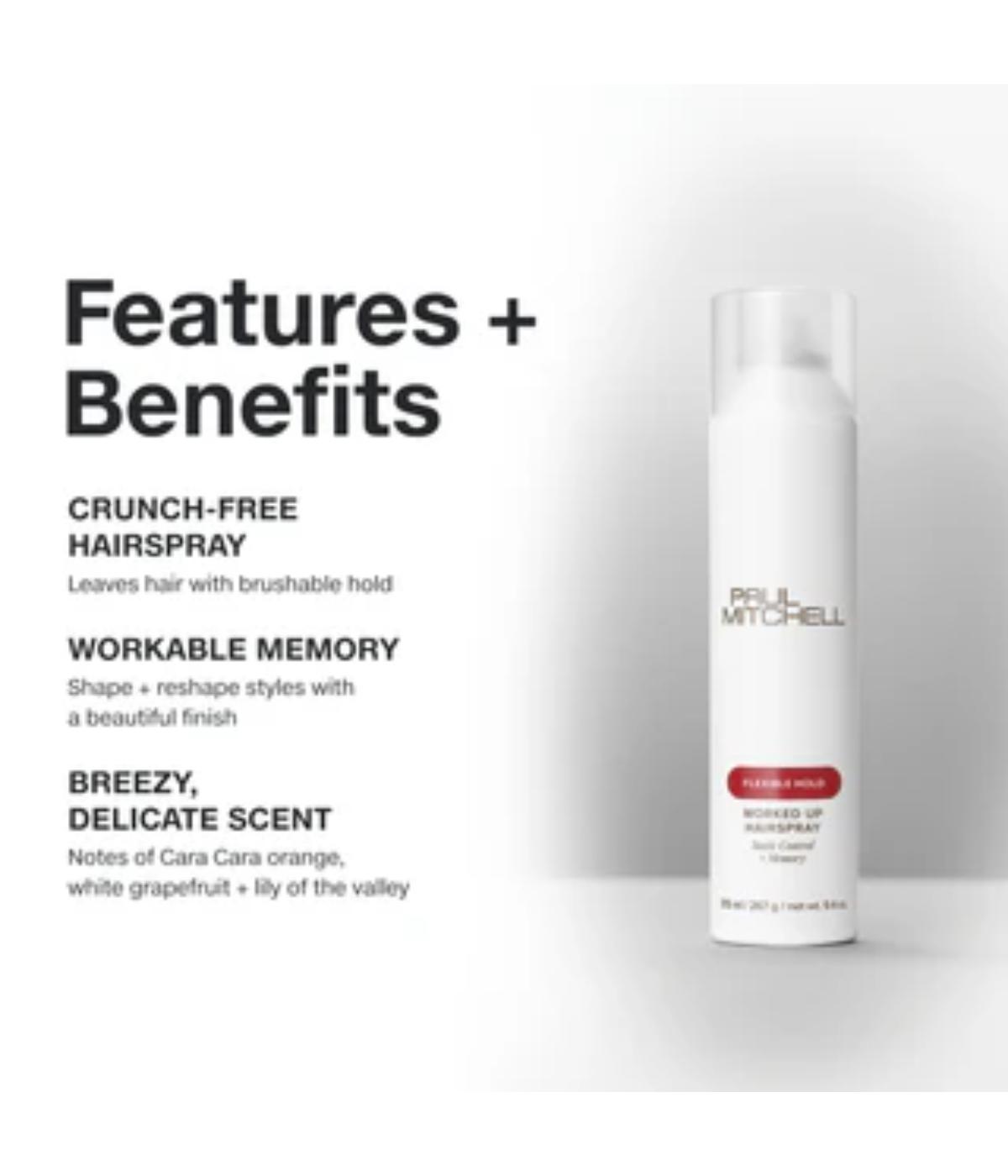 PM Worked Up Hairspray 315ml (Restaged)