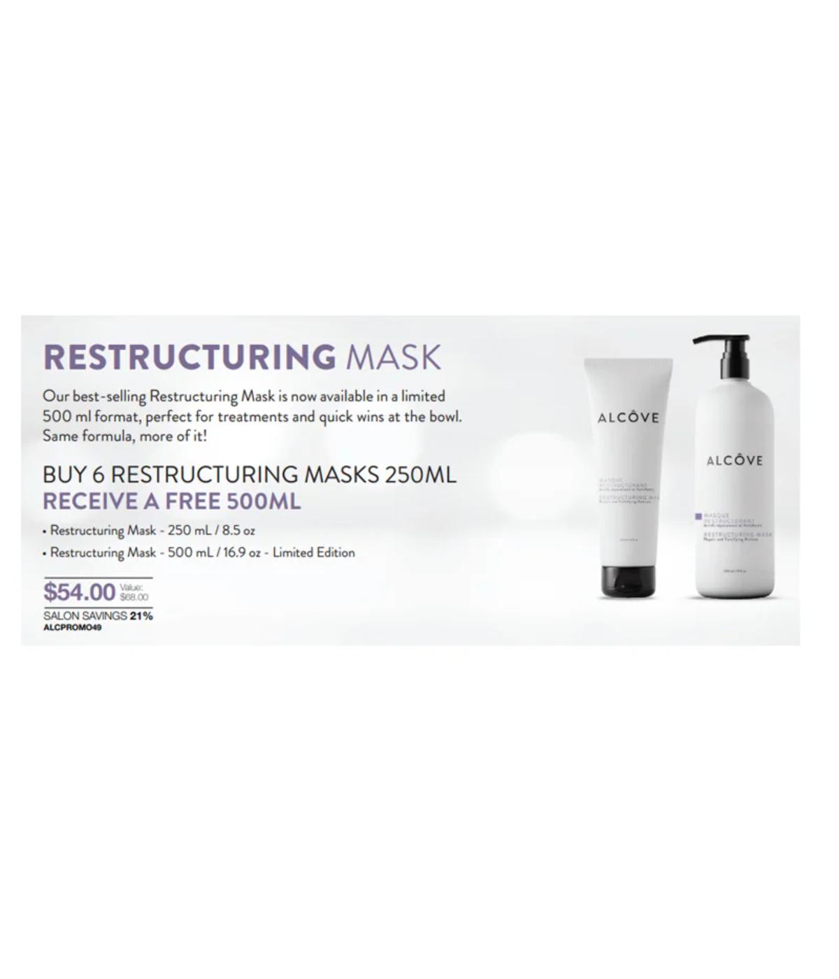 Alcove Restructuring Mask 6 250ml + 1 500ml SO25