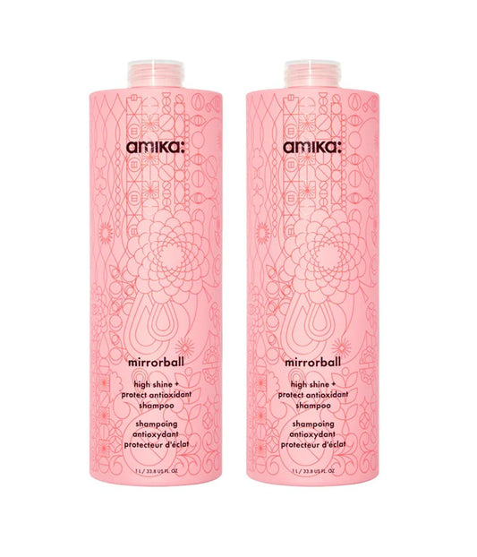 Amika Mirrorball High Shine + Protect Antioxidant Shampoo 1+1 50% Off