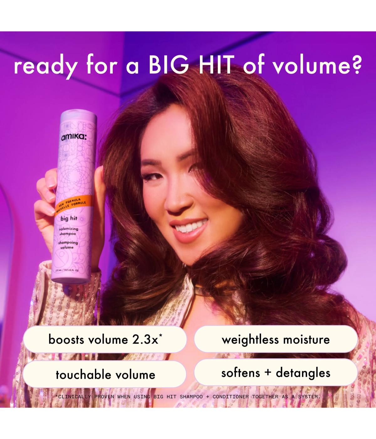 Amika Big Hit Volumizing Shampoo 275ml