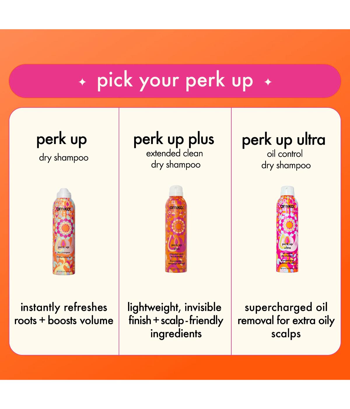 Amika Perk Up Dry Shampoo 358ml