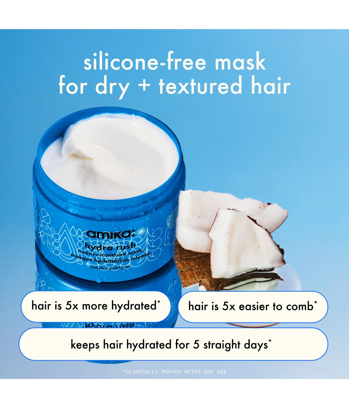 Amika Hydro Rush Intense Moisture Mask 500ml