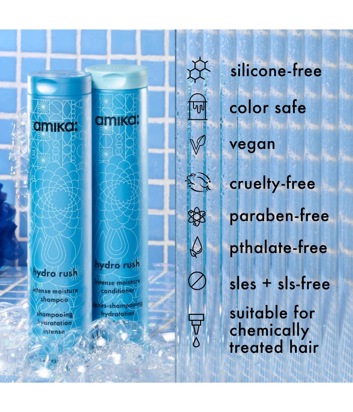 Amika Hydro Rush Intense Moisture Shampoo 1L