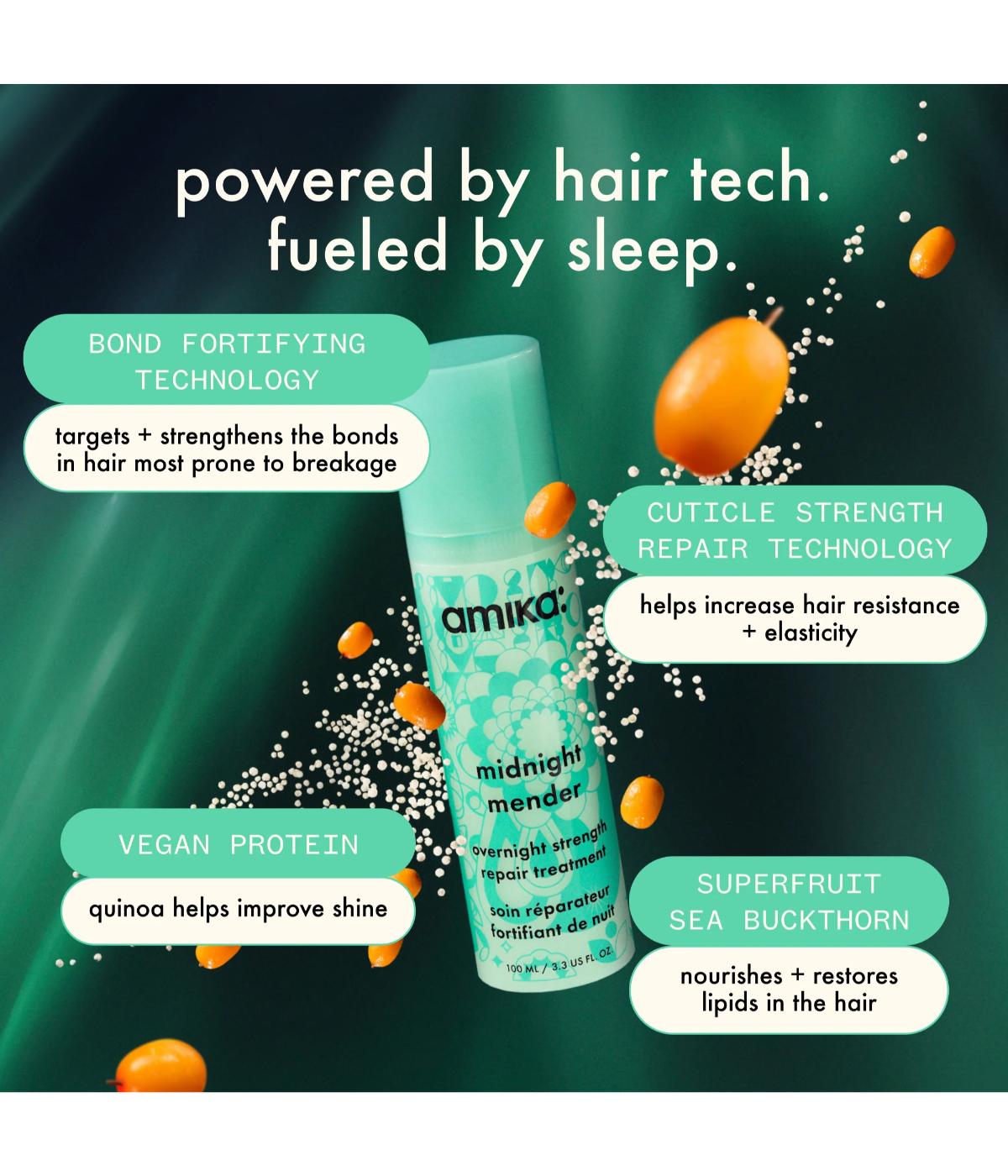 Amika Midnight Mender Overnight Repair Treatment 100ml