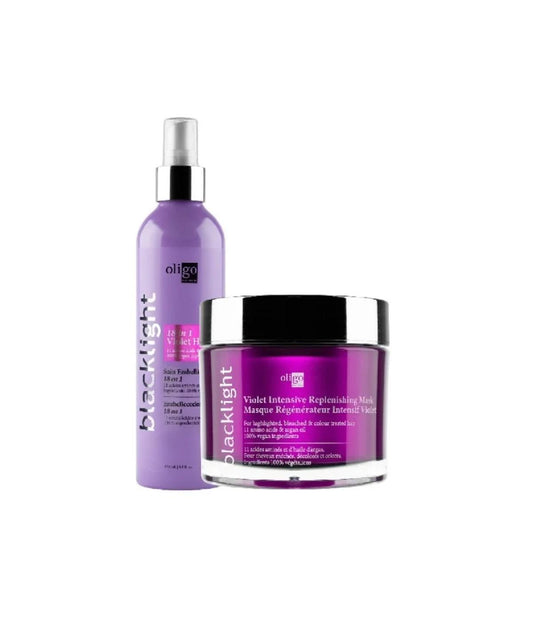 Oligo 1+1 50% Blacklight Violet Mask 200ml and Violet 18 in 1 250ml