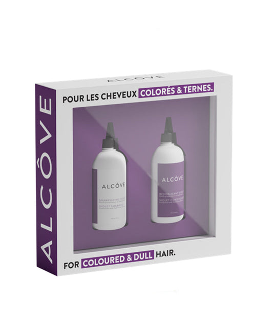 Alcove Violet Shampoo and Conditioner Retail Duo