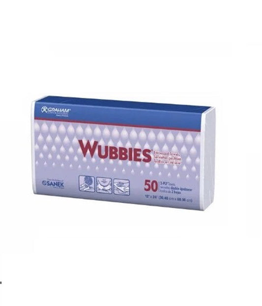 DA Wubbies Multi-Purpose Paper Towels 50/pk