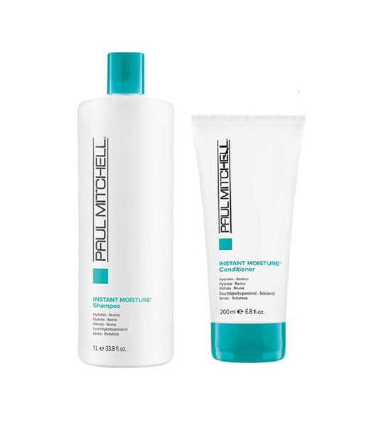 Paul Mitchell Instant Moisture 1L Shampoo + 200ml Conditioner JF24