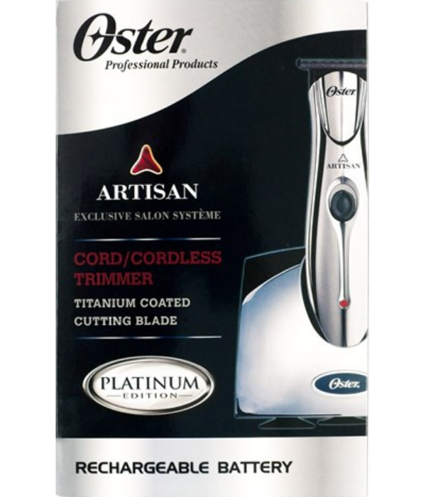 oster artisan trimmer packaging