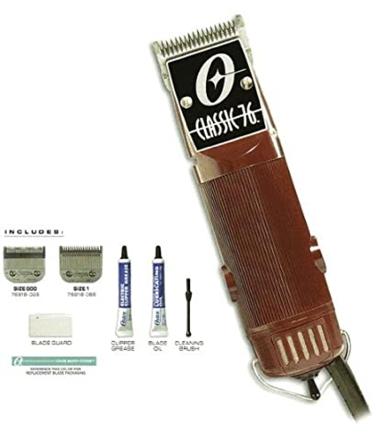 Oster Classic 76 Hair Clipper Professional Pro Salon White Color by Oster