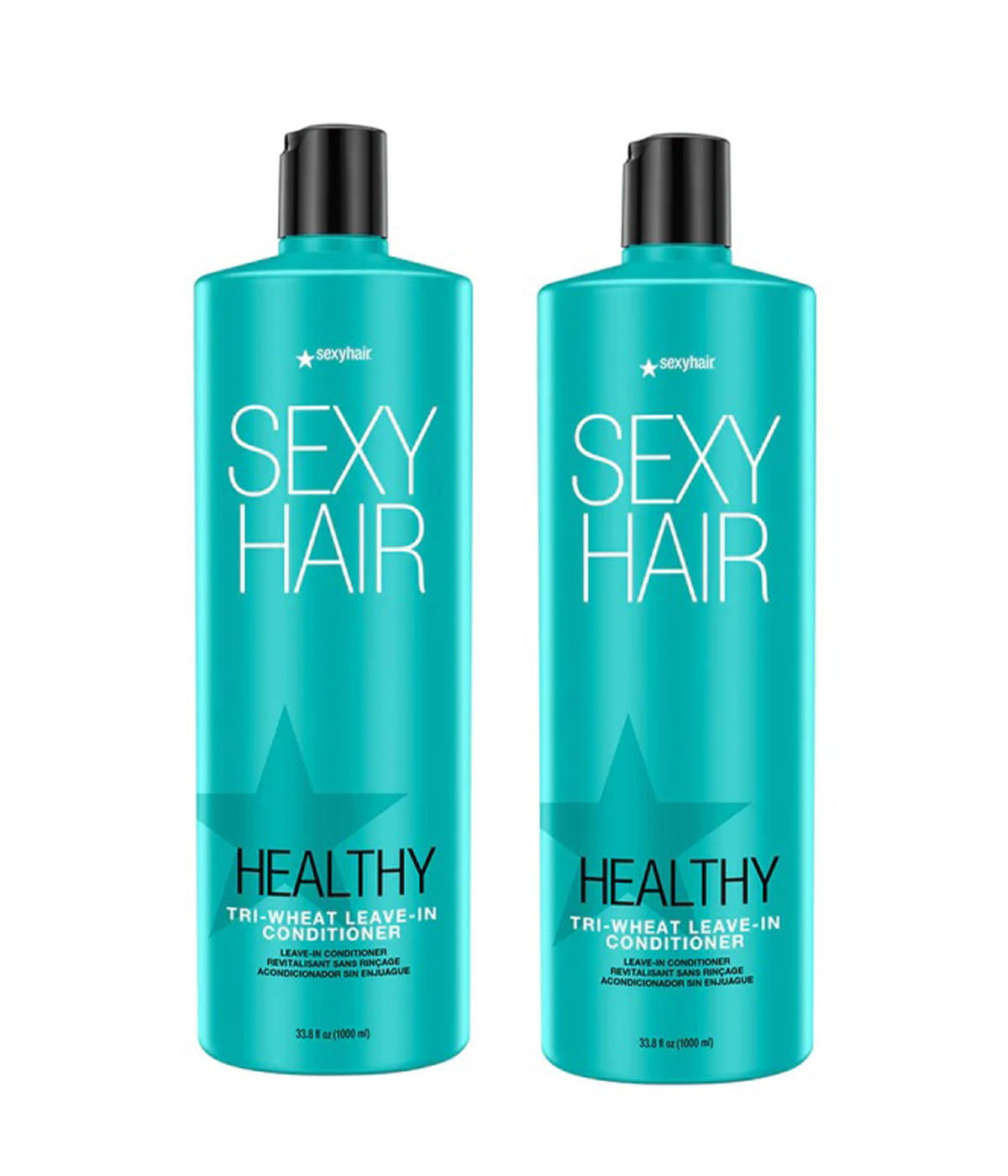 SexyHair Healthy Tri-Wheat Leave-In Cond Litre Duo JF24