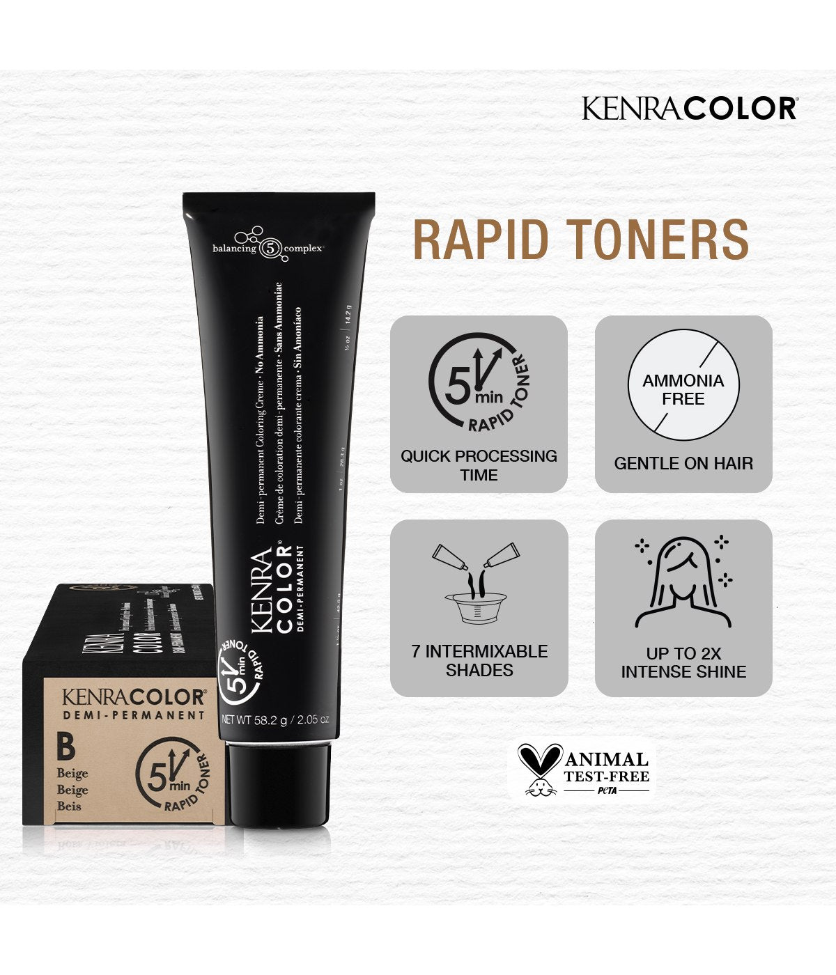 Kenra Color BEIGE RAPID TONER (B) 2OZ