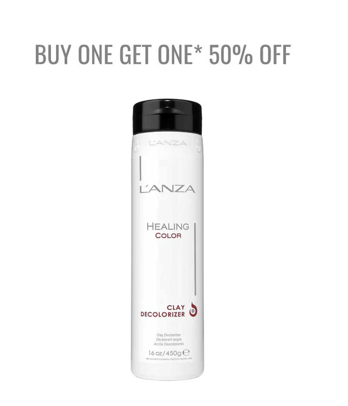 L'anza Buy 1 Get 1 50% off Clay Decolorizer 450g