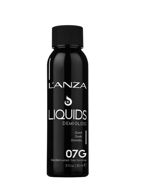 L'ANZA LIQUIDS Demi Gloss 07G Dark Gold Blonde, 90mL