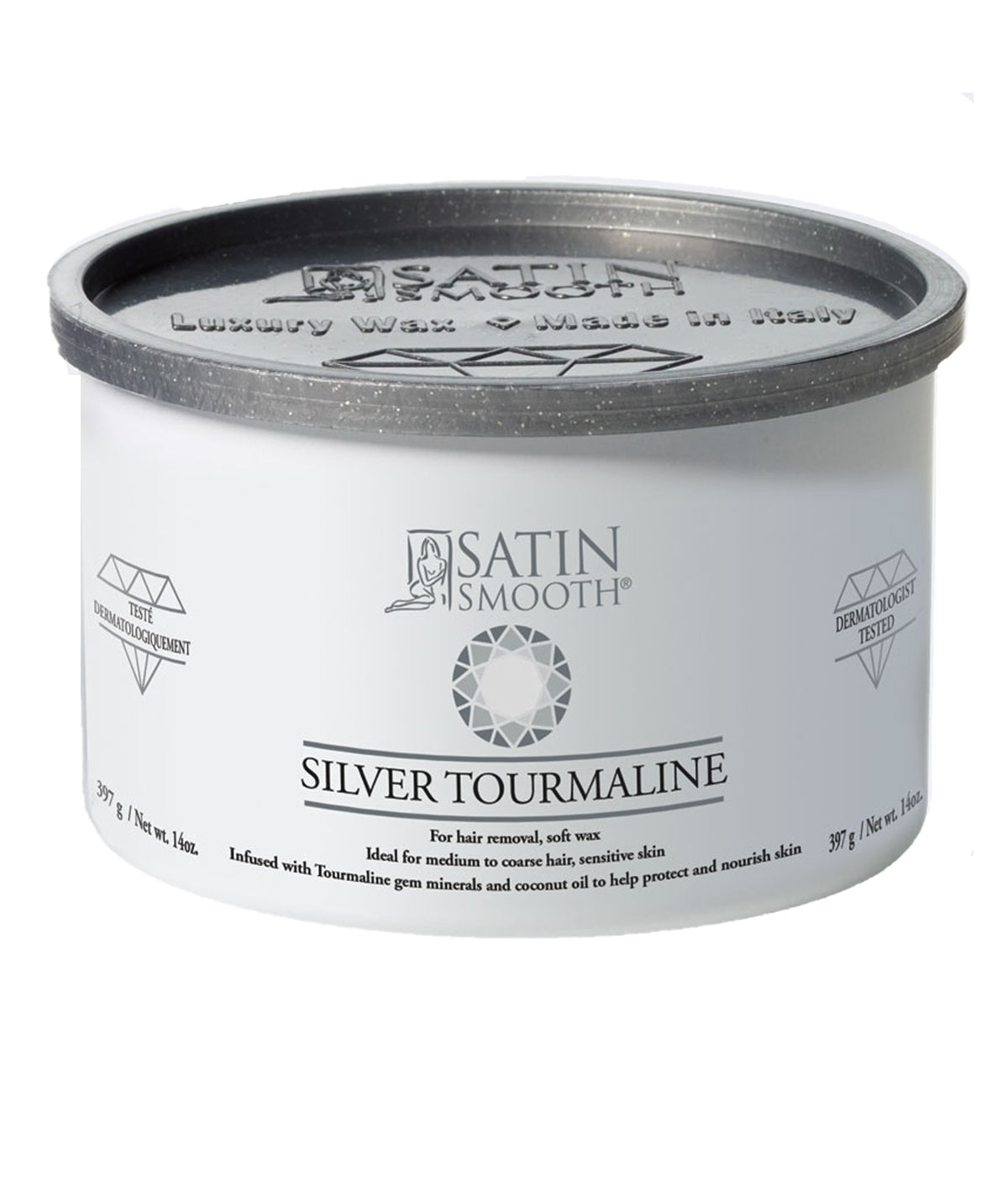 DannyCo Satin Smooth Silver Tourmaline Soft Gem Wax 14oz