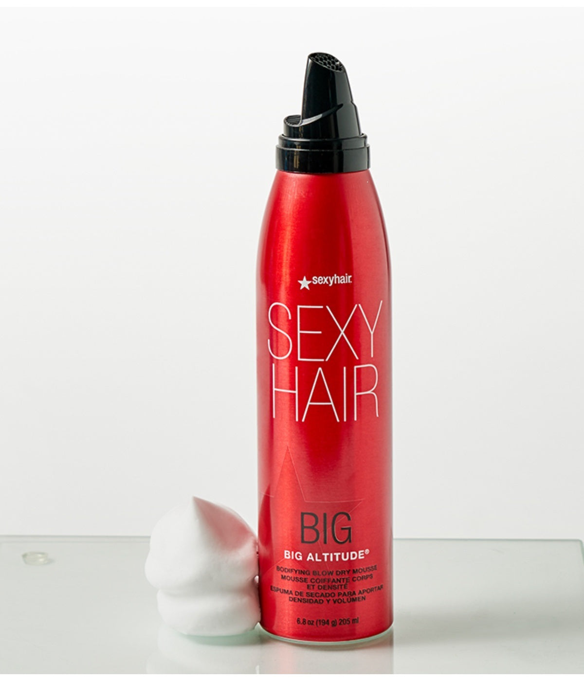 SexyHair Big Attitude Bodifying Blow Dry Mousse 6.8oz